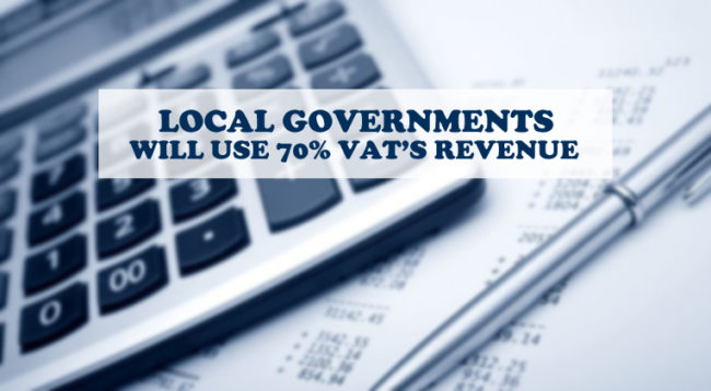 Local governments VAT revenue