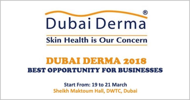 Dubai DERMA 2018 Dubai DERMA 2018 – Best Opportunity For Businesses