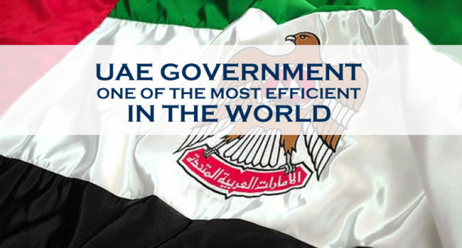 UAE Government – One Of The Most Efficient In The World UAE Government – One Of The Most Efficient In The World