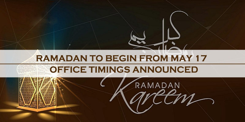 Ramadan To Begin From May 17 Ramadan To Begin From May 17