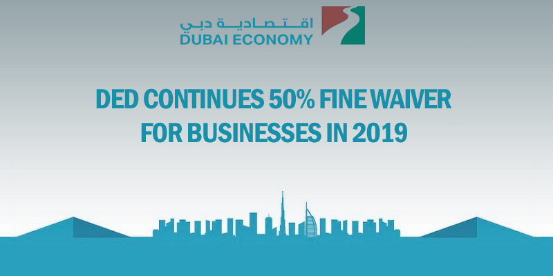 Ded 50% fine waiver for businesses 2019 Ded 50% fine waiver businesses 2019
