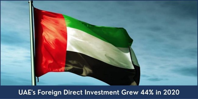 UAE’s Foreign Direct Investment Grew 44% in 2020 UAE's Foreign Direct Investment Grew 44% in 2020